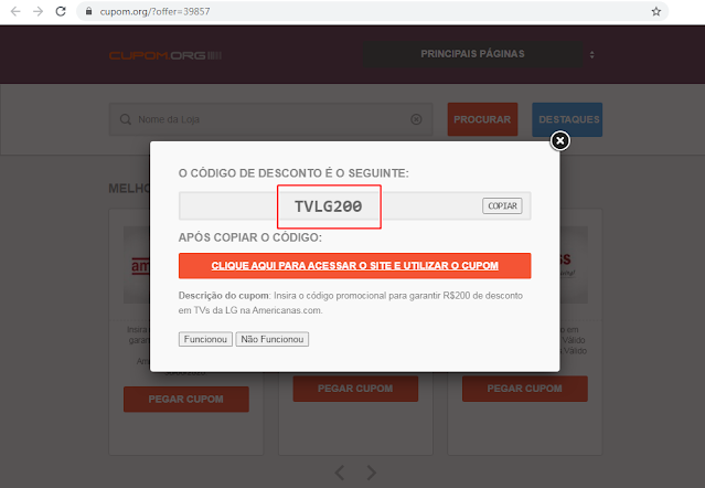 Como Usar Cupom de Desconto em Compra Online