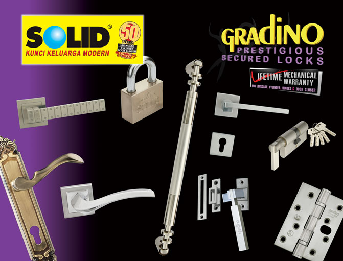 KUNCI SOLID-GRADINO: Produk