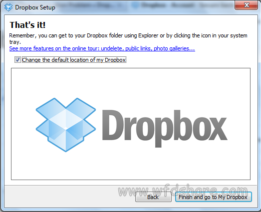 dropbox software terbarik membagikan file-file kecil dan tugas