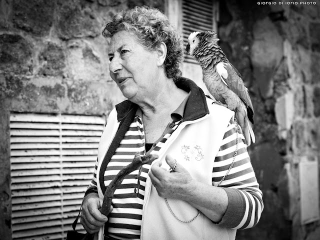 Pappagallo, Sant' Angelo, Foto Ischia, Ritratto, Street Photography, People, Persone, Gente di Ischia,