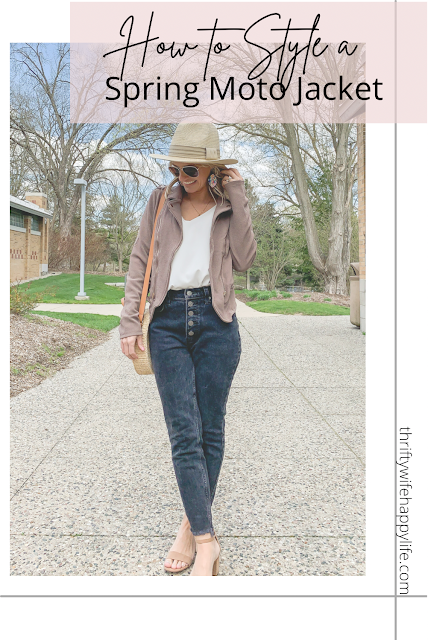 How to Style a Spring Moto Jacket