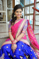 Sri Mukhi Latest Gorgeous Photo Shoot in Half Saree HeyAndhra