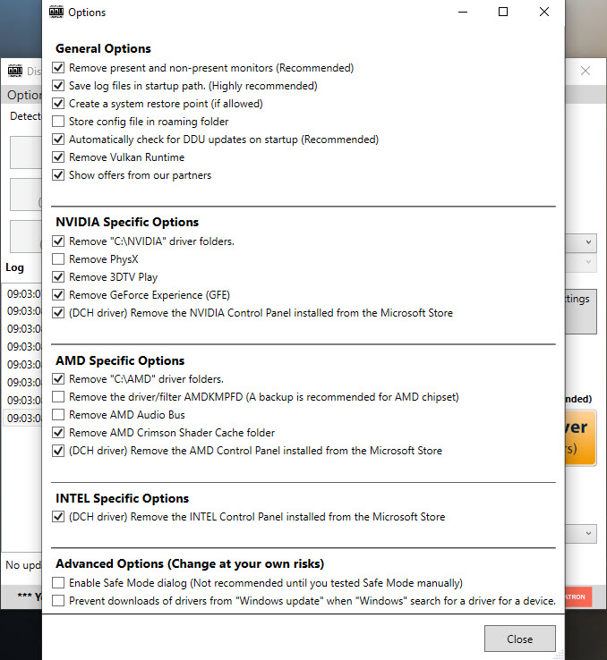 Display Driver Uninstaller 18.0.8.0 โปรแกรมถอนไดร์เวอร์การ์ดจอ แบบหมดจด