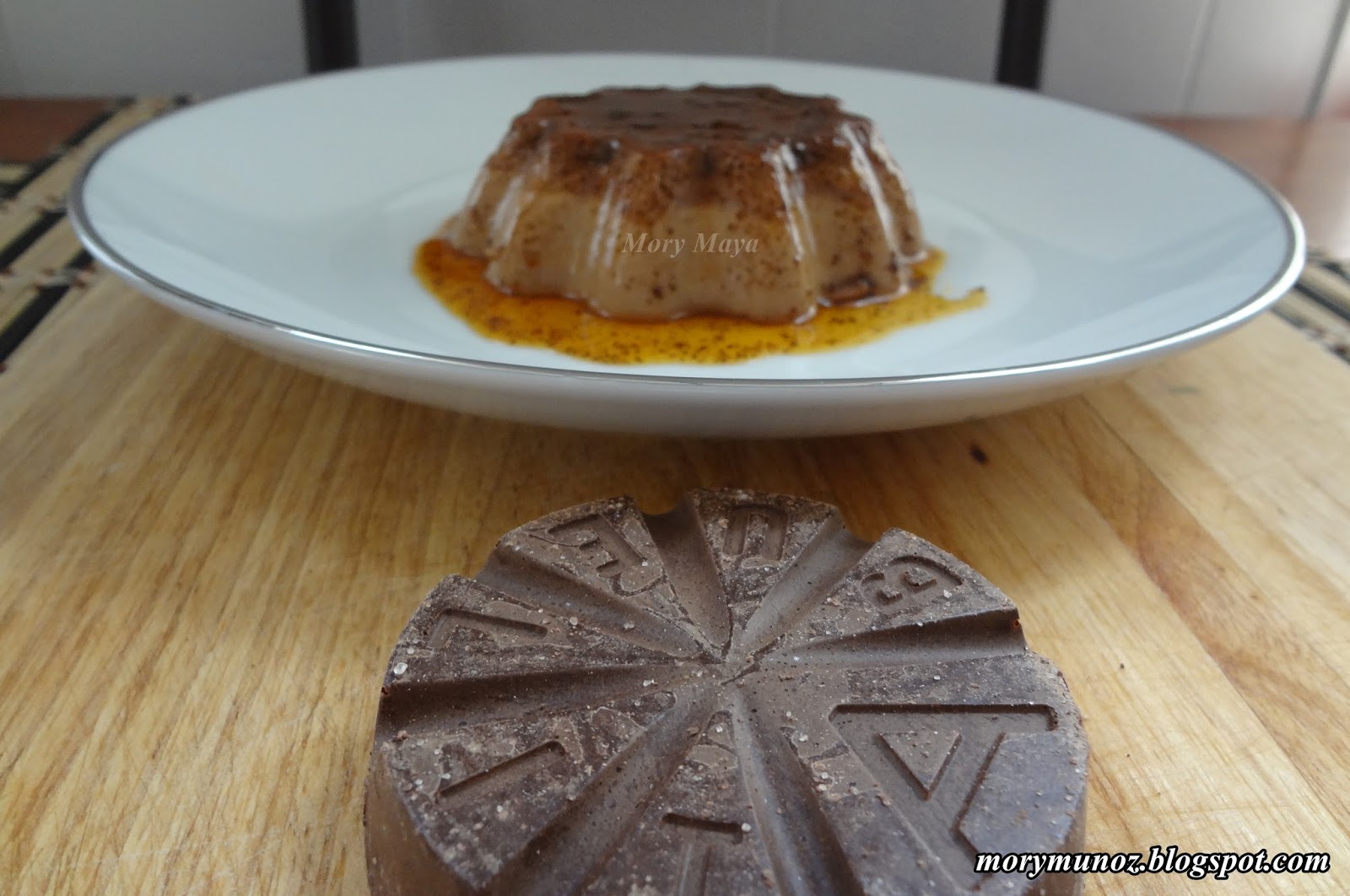 Recetas de cocina con Mory Flan de chocolate mexicano abuelita/Ibarra