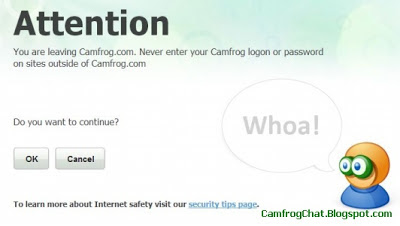 Peringatan Camfrog Redirect Website