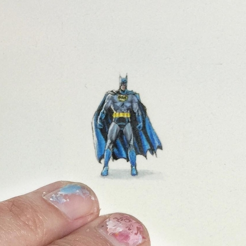 20-Batman-Karen-Libecap-Star-Wars-&-other-Miniature-Paintings-and-drawings-www-designstack-co