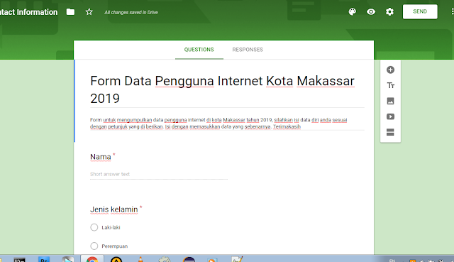 Cara Membuat Kuesioner dan Formulir Online di Google Form - WandiWeb Cara Membuat Kuesioner dan Formulir Online di Google Form - WandiWeb