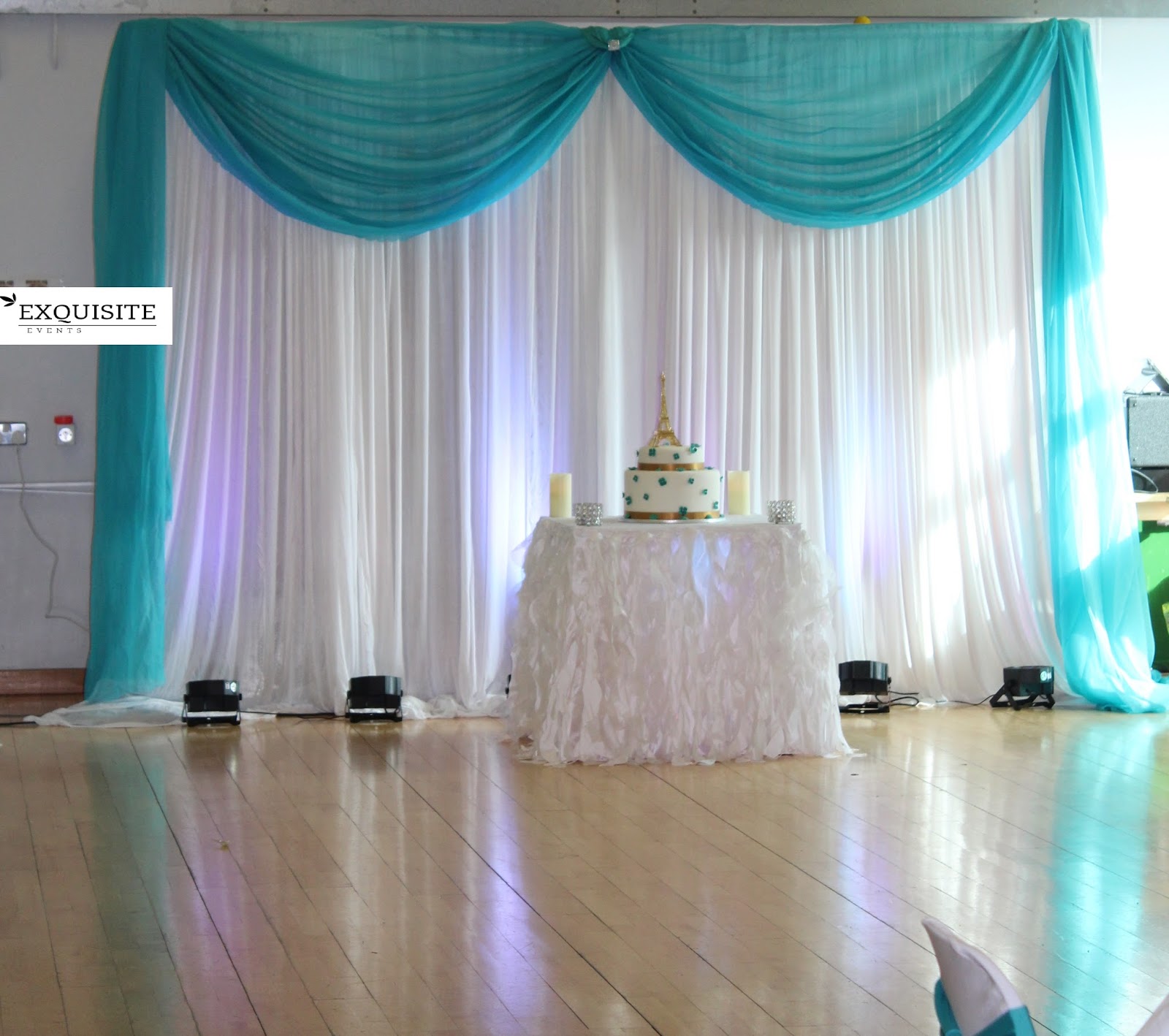 Exquisite Events And Chair Cover Hire Pretty Backdrop And Cake