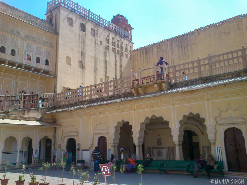 Right Side of Main Courtyard.