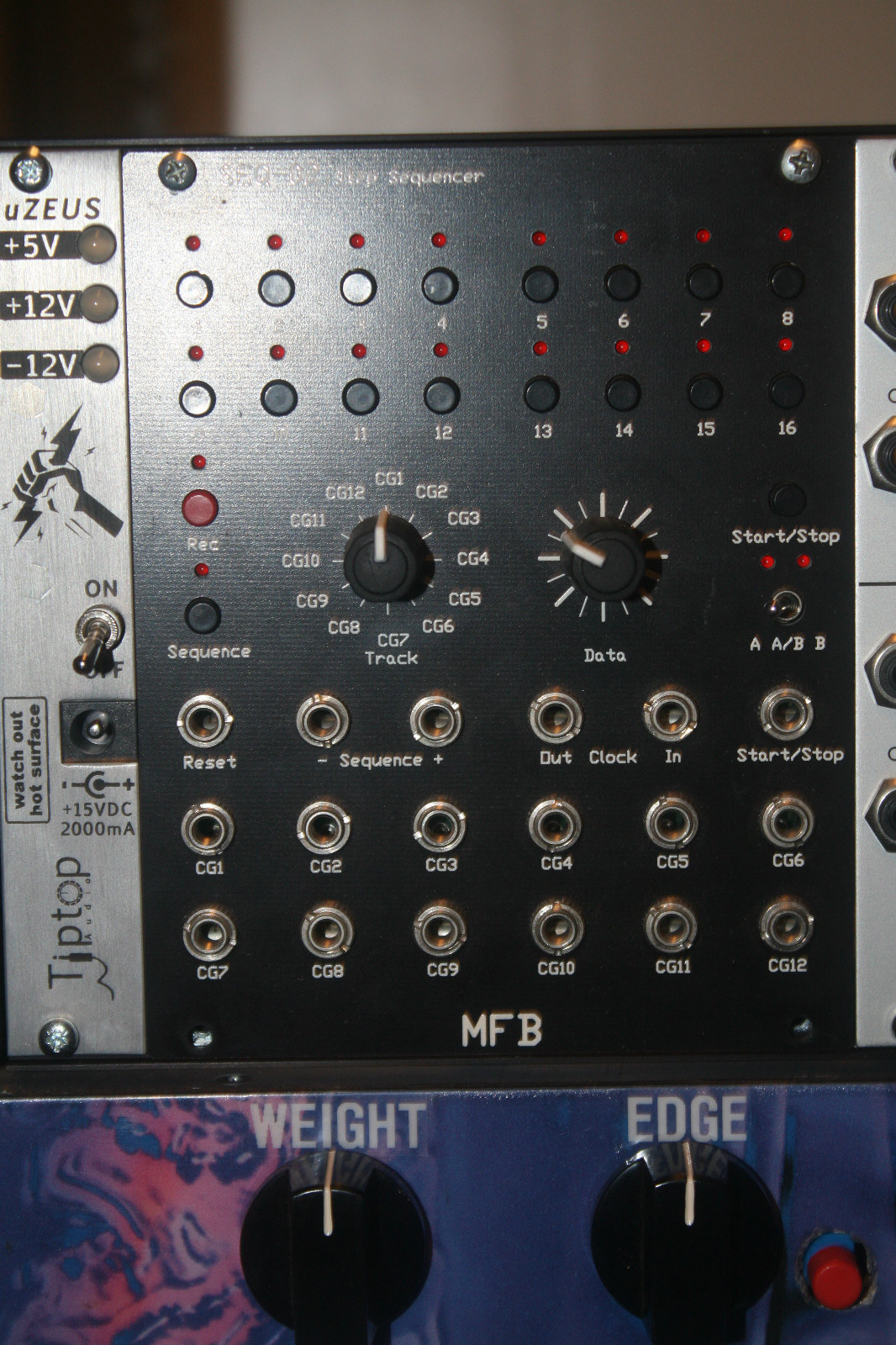 MATRIXSYNTH MFB SEQ02 Sequencer Trigger Eurorack Modular Drum Synthesizer