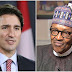 President Buhari Congratulates Trudeau Over Election
