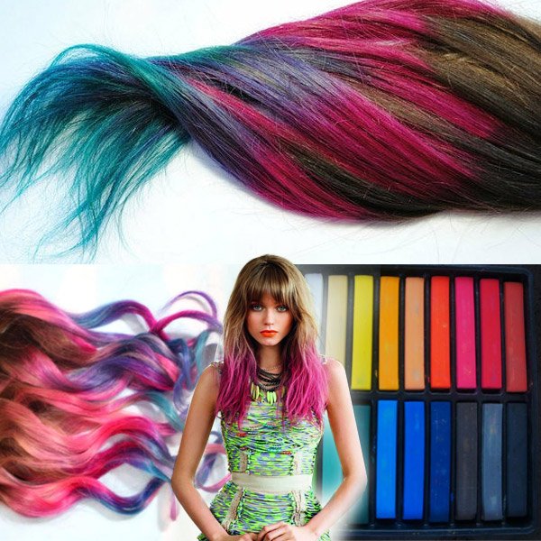 fashion guide Chalk Hair Change the color of your hair when you like