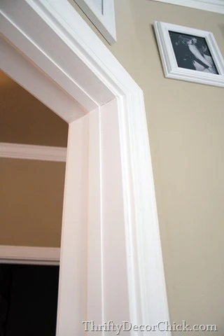covering holes in door frame