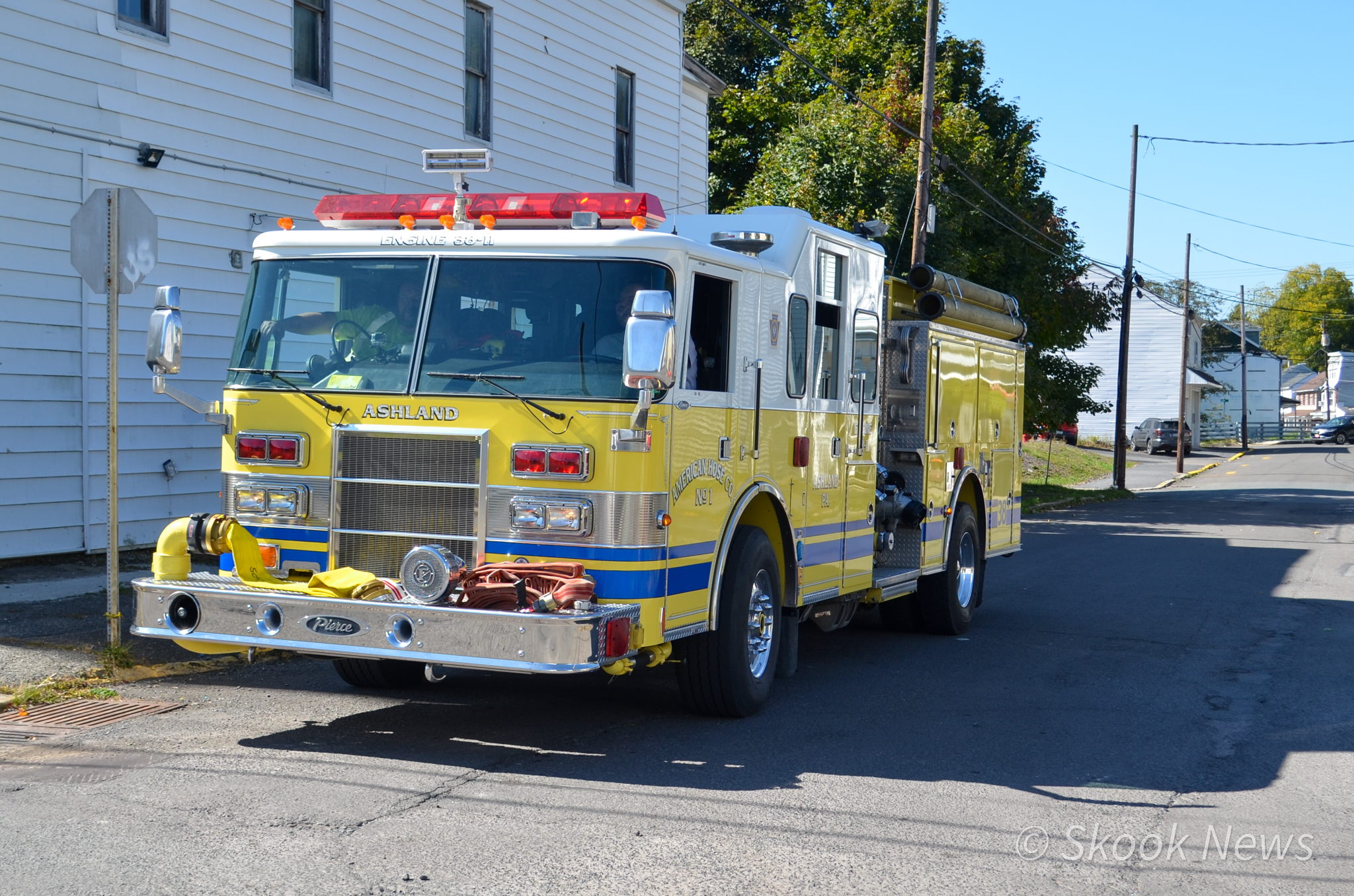 Fire Damages Girard Mansion in Girardville on Friday