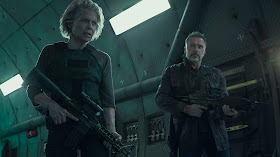 Linda Hamilton and Arnold Schwarzenegger in Terminator: Dark Fate (2019)