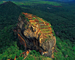 Ancient rock fortress at Sigiriya