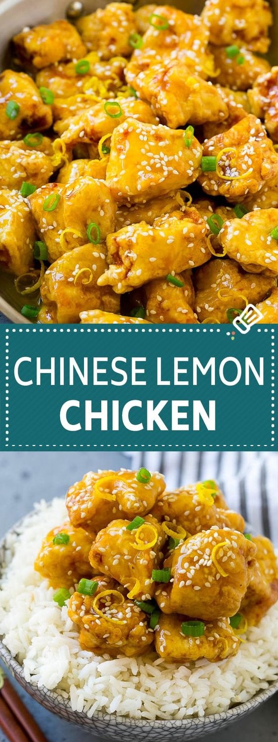 CHINESE LEMON CHICKEN #Chicken #ChickenRecipes #ChineseLemonChicken ...
