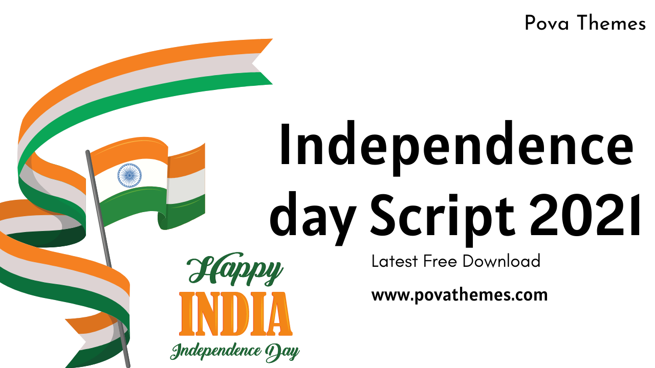 Download Independence Day Wishing Script 2021 For Free