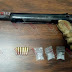 Detiene SSP a uno en posesión de un arma, cartuchos útiles y droga, en Zitácuaro