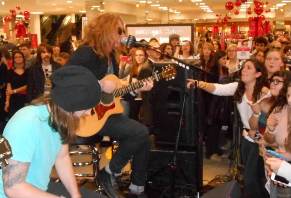 Home Place: We the Kings at Macy's Westfarms Mall CT