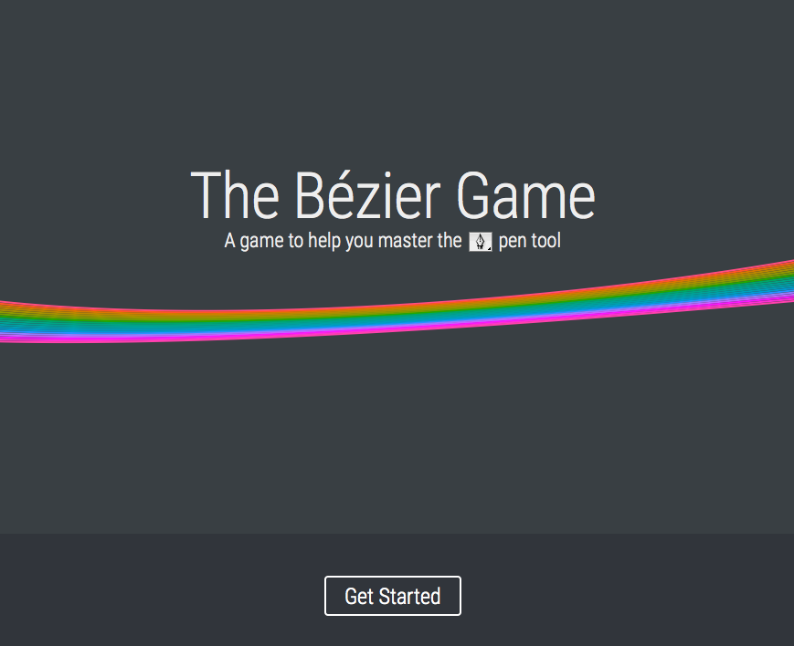 Burbujas en educación The Bézier Game