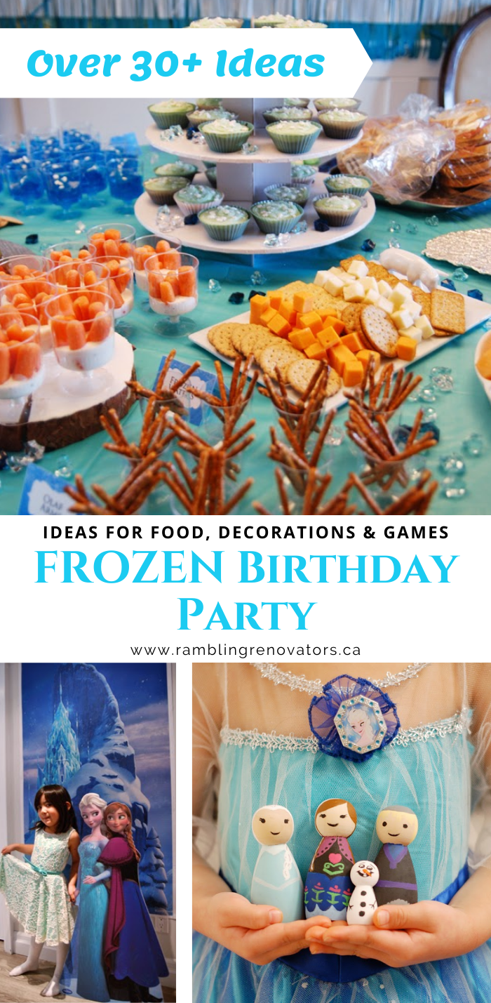 frozen birthday party ideas, frozen birthday party theme, frozen birthday party decorations, frozen birthday party food