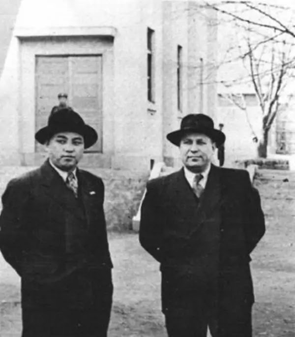 Premier Kim Il Sung and Ambassador Stykov, January 1949