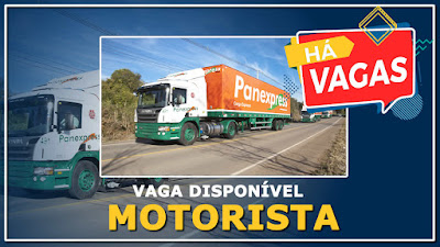 Vaga para motorista