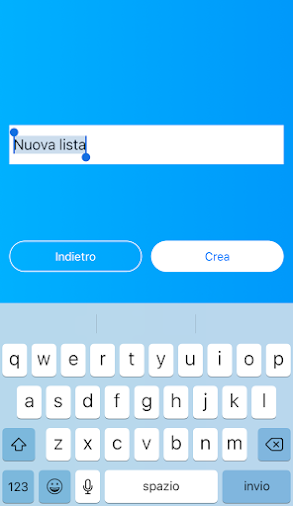 Listonic Nuova Lista