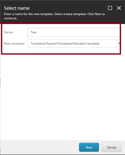 Sitecore Sources Templates in Sitecore