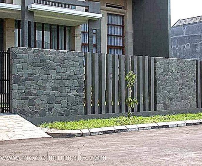 Desain Pagar Rumah Minimalis Design Rumah Minimalis 