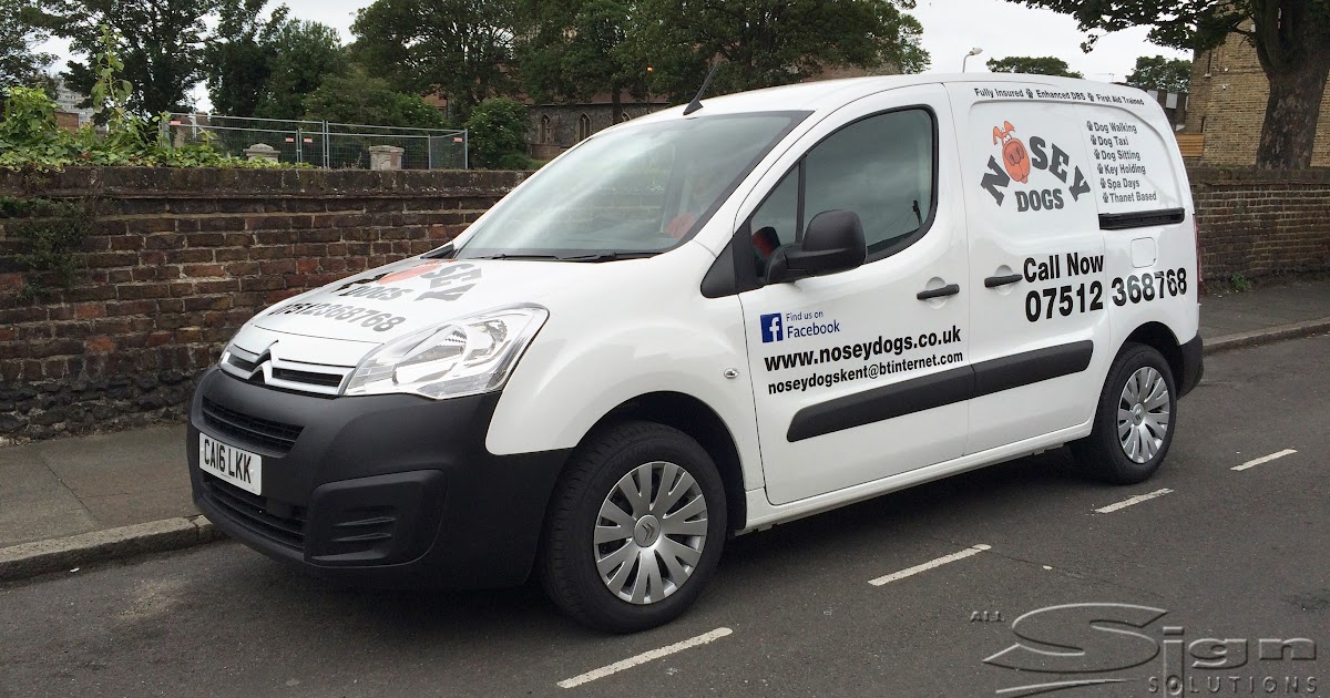 Nosey Dogs Van Livery All Sign Solutions Signs and Graphics