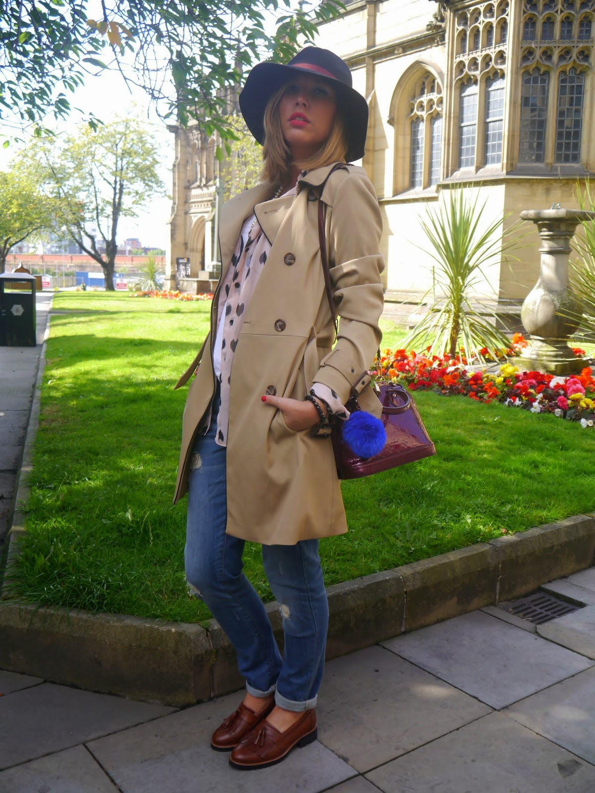 Trench Coat by Warehouse /Manchester Street Style Look