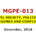 MGPE-013 Previous Year Question Paper Dec 2016