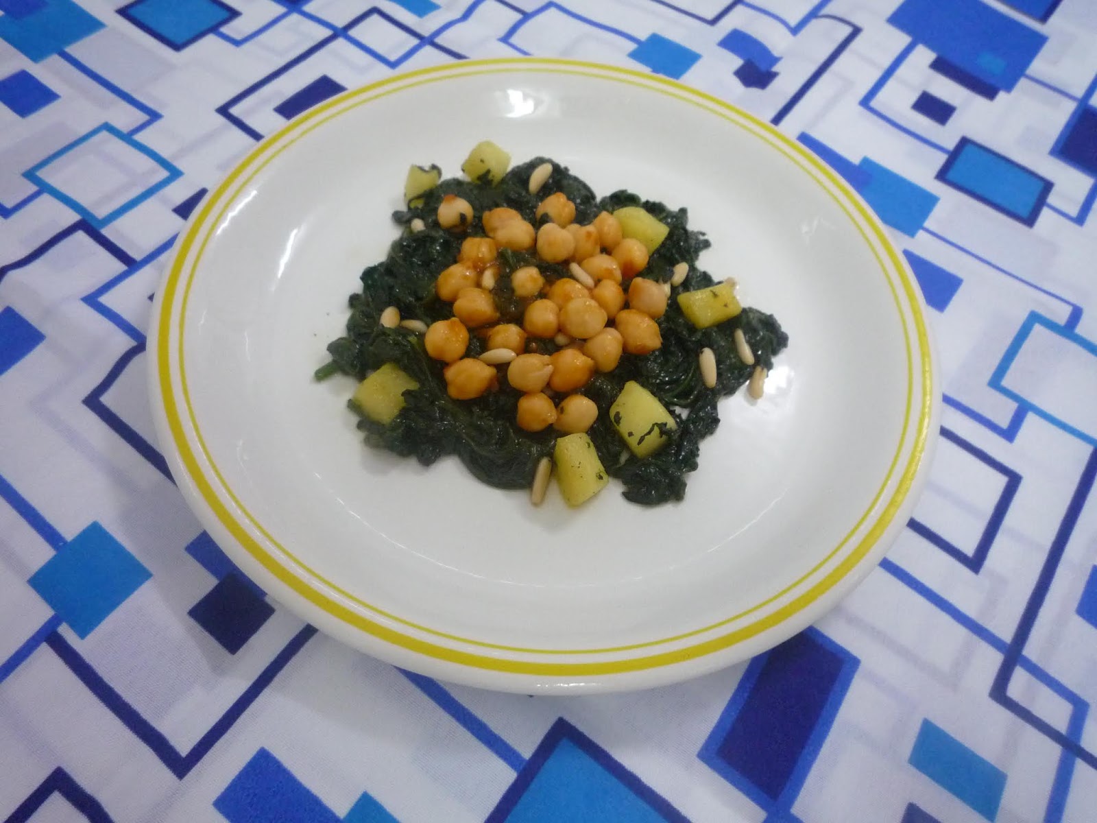 Espinacas JOSÉ ANDRÉS, con garbanzos