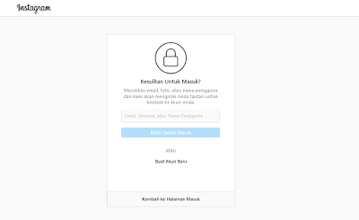 Cara Mereset Ulang Password Instagram Anda Tips reset Ulang Password Instagram Anda