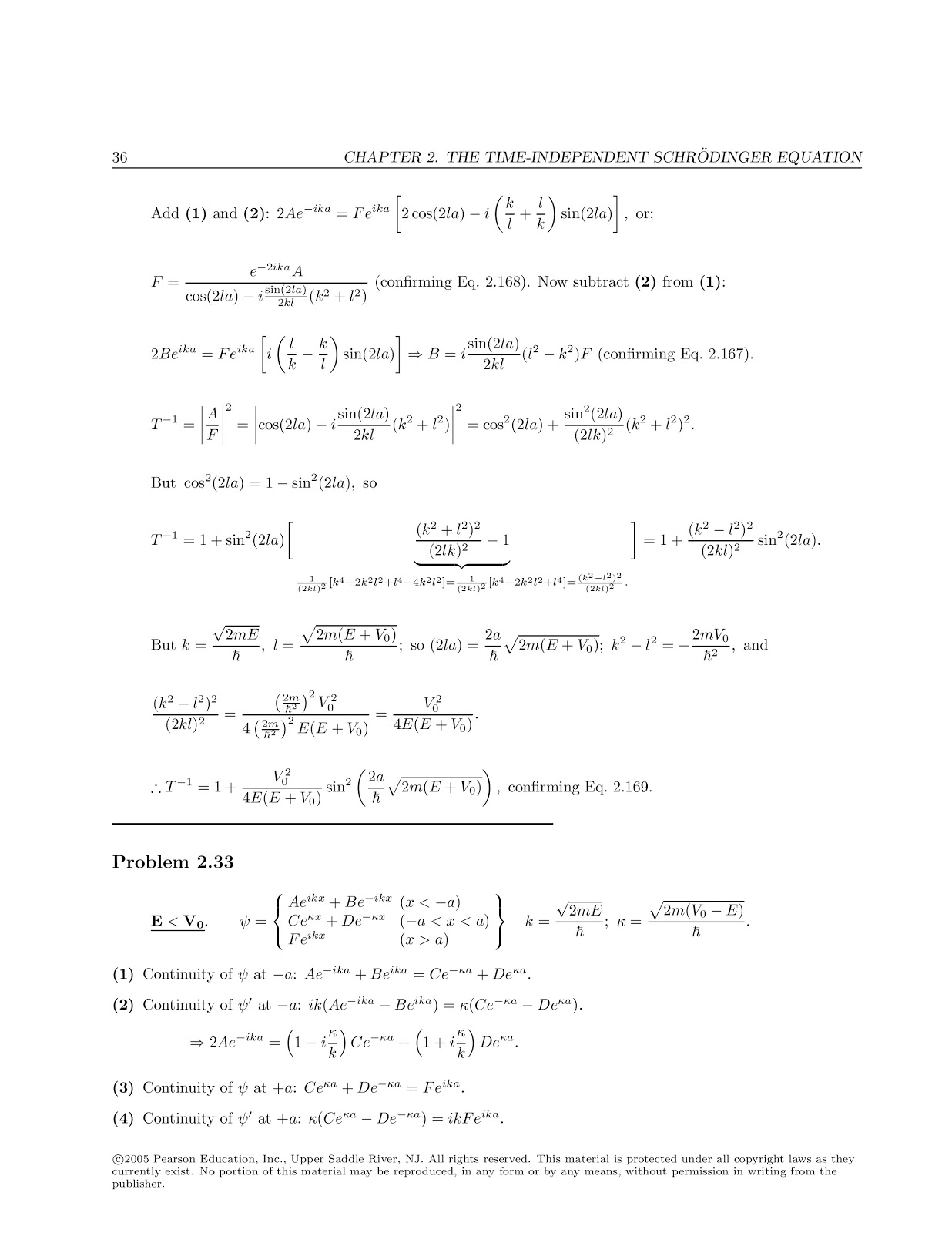 Mq griffiths d j introduction to quantum mechanics solutions 2nd