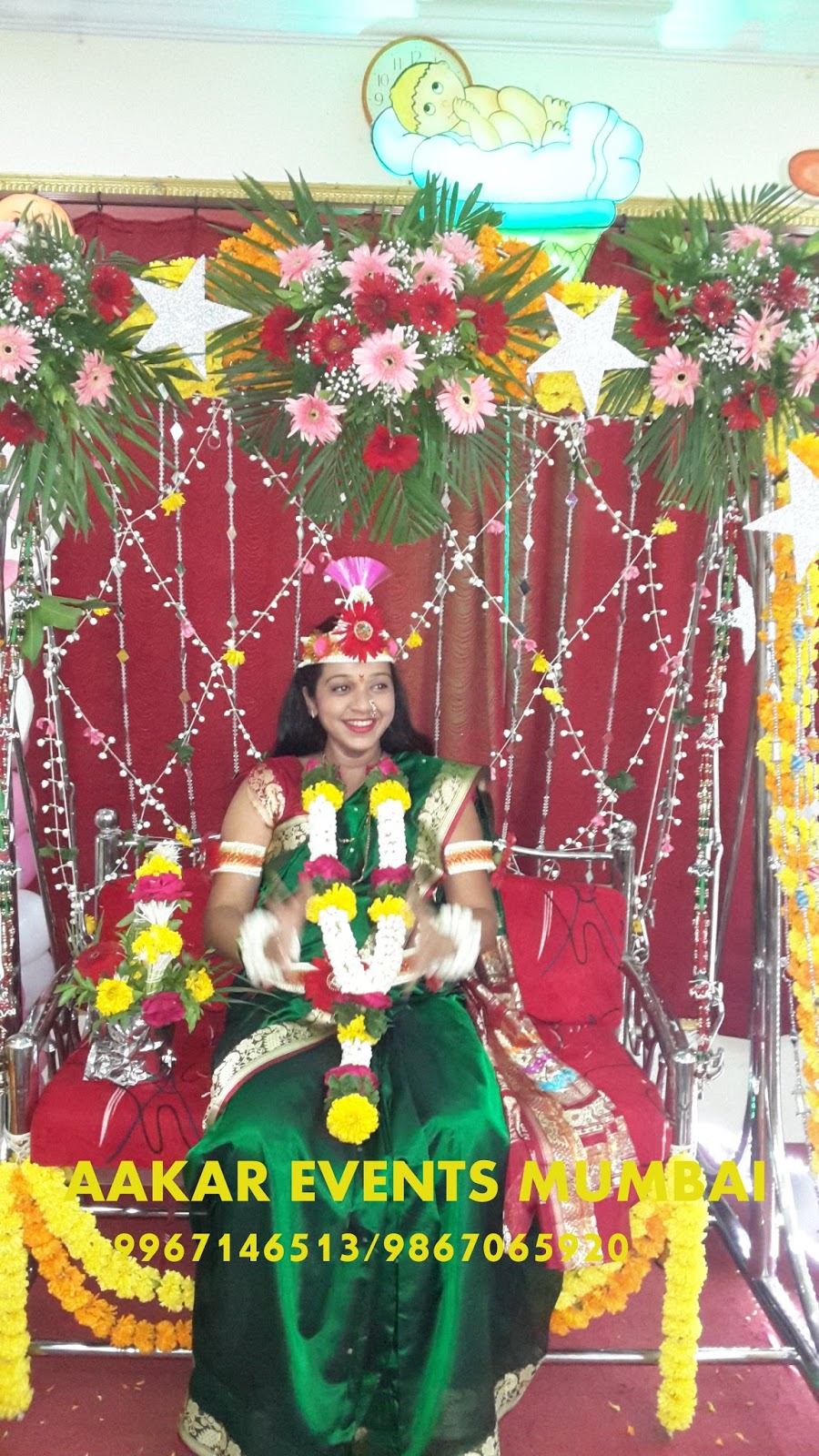 DOHALE JEVAN DECORATION IN MUMBAI ( BABY SHOWER DECORATION IN MUMBAI