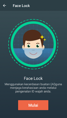 cara setting face unlock android 3