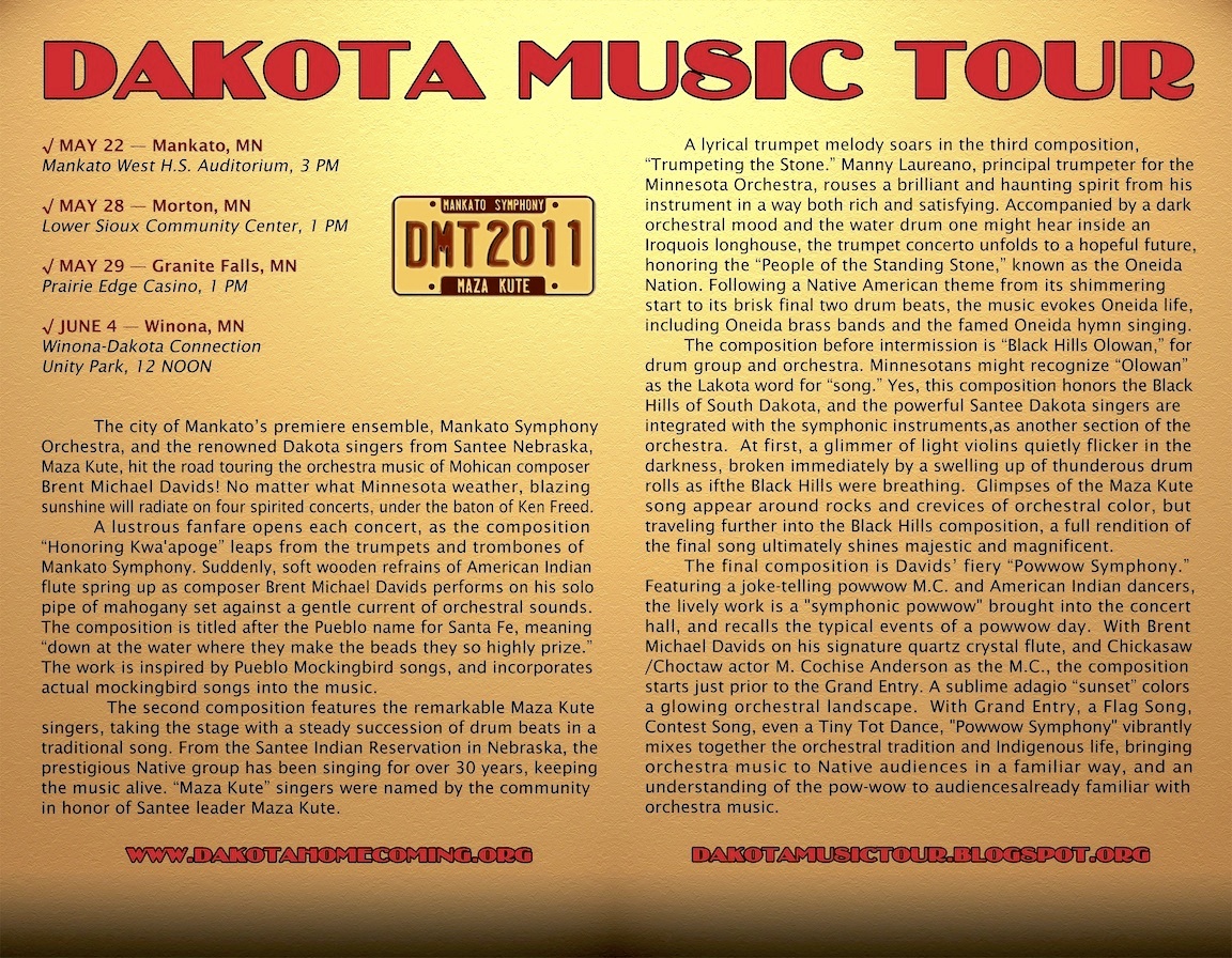 DAKOTA MUSIC TOUR May 2011