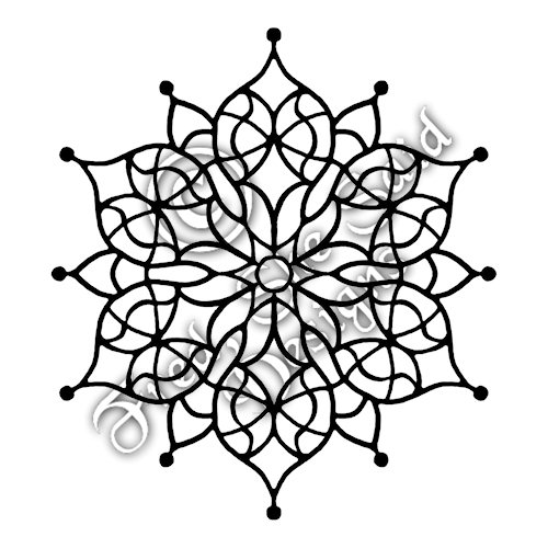 Fred, She Said Designs. The Store Fancy Doily Snowflake DIGI or