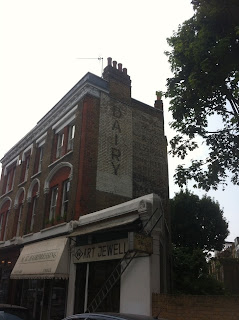 Ghost sign in Richmond Way, London W14