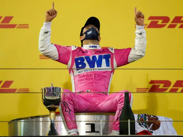 Sergio Perez won the Sakhiar Grand Prix 2020 Race