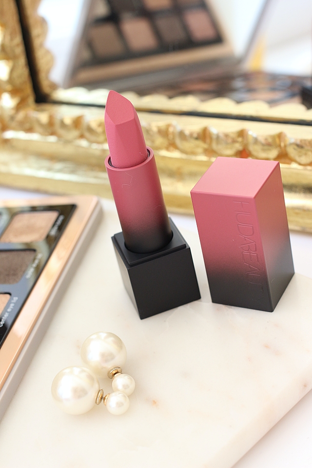 Huda Beauty Power Bullet Matte Lipstick in Honeymoon BeautyLoves