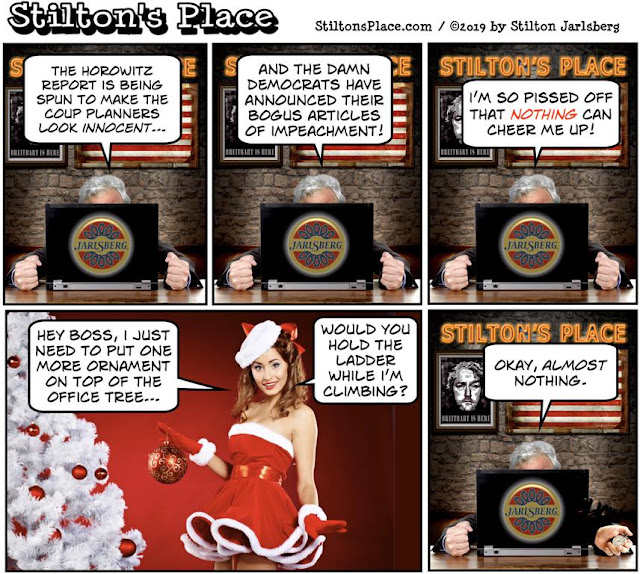 stilton’s place, stilton, political, humor, conservative, cartoons, jokes, hope n’ change, horowitz, articles of impeachment, trump, busty ross