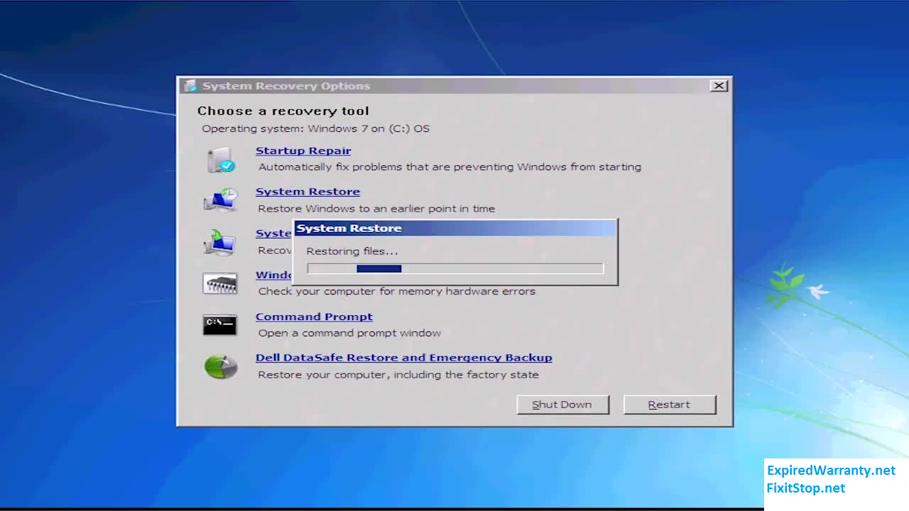 restore windows 7 - Thai News Collections