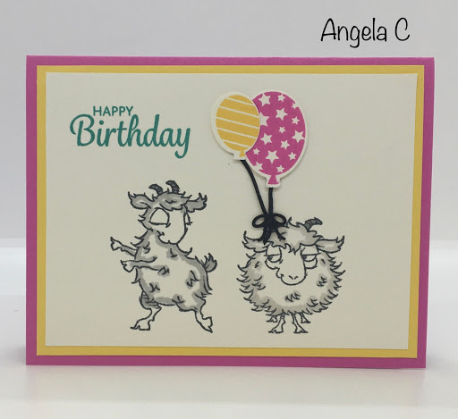 Stampin' Up!, Way to Goat, Here's a Card, www.stampingwithsusan.com, So Much Happy,