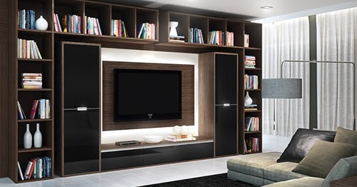 Muebles para el Hogar: Bibliotecas para las salas