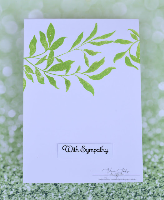 Sympathy card Altenew, Sympathy, Leaves, CAS