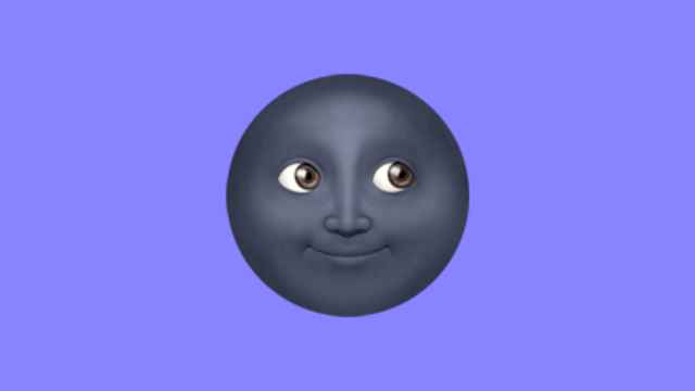🌚 Black Moon Emoji Mean